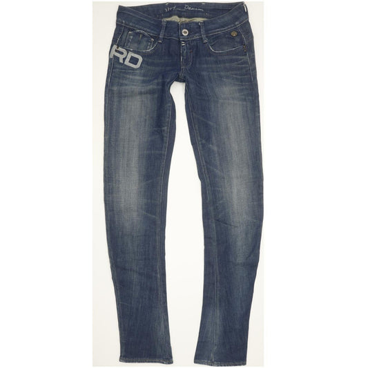 G-Star Royce Police Women Blue Skinny Slim Stretch Jeans W27 L33