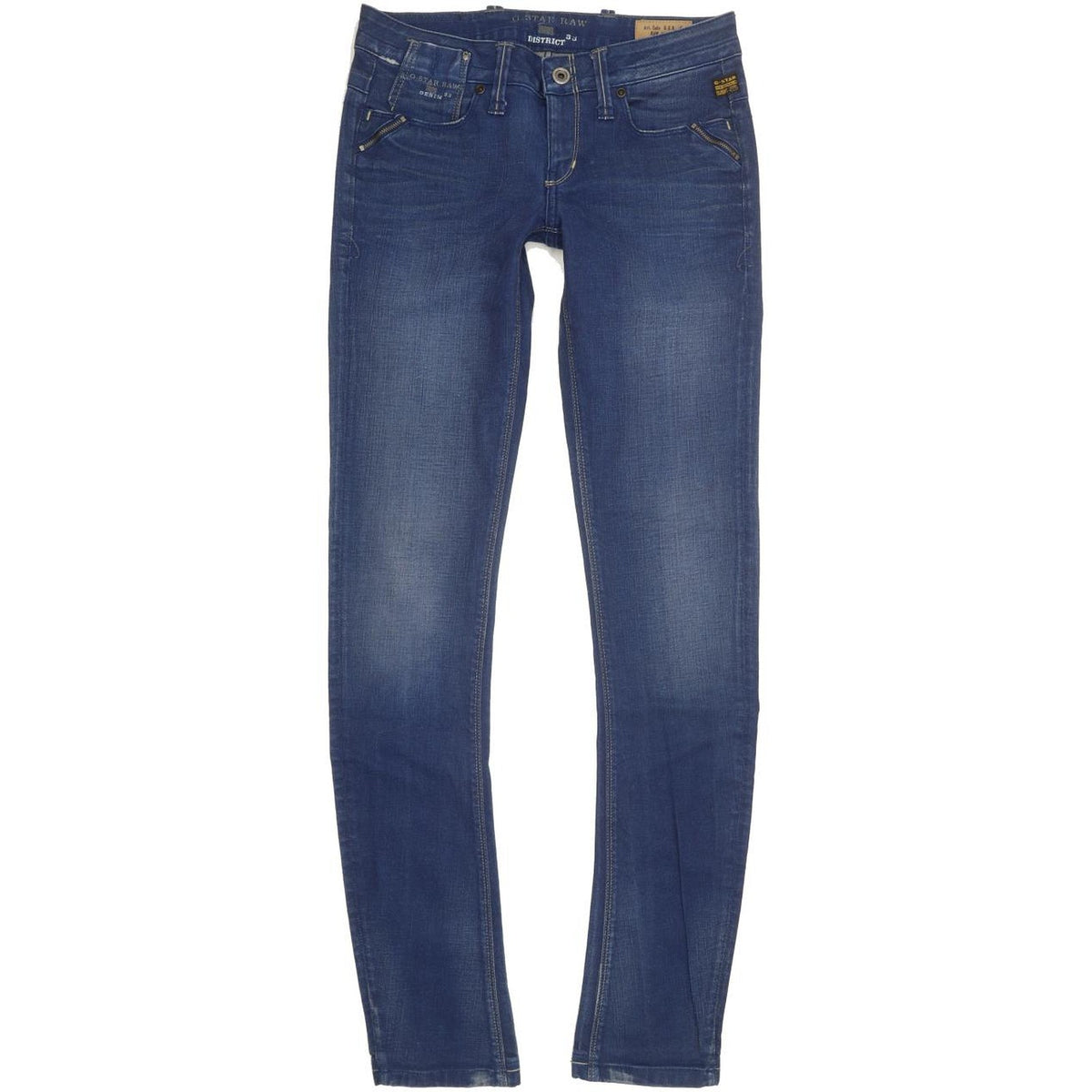 G-Star Austin Women Blue Skinny Slim Stretch Jeans W29 L34