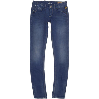 G-Star Austin Women Blue Skinny Slim Stretch Jeans W29 L34