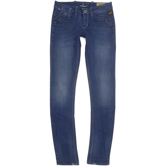 G-Star Austin Women Blue Skinny Slim Stretch Jeans W29 L34