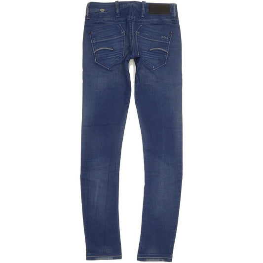 G-Star Austin Women Blue Skinny Slim Stretch Jeans W29 L34