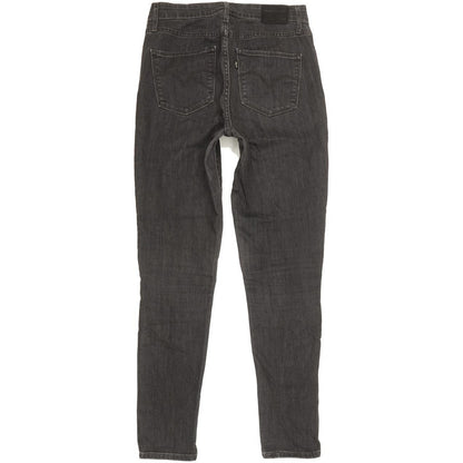 Levi's 721 Women Charcoal Skinny Slim Stretch Jeans W28 L30