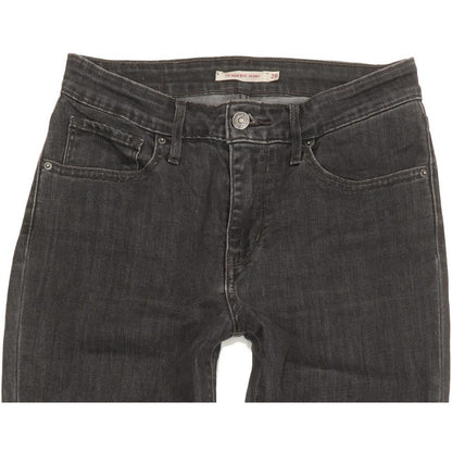Levi's 721 Women Charcoal Skinny Slim Stretch Jeans W28 L30