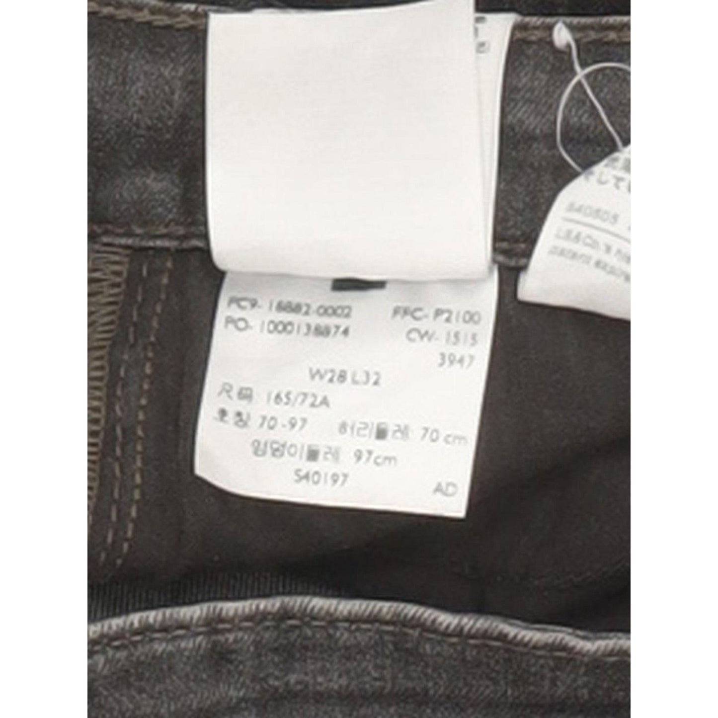 Levi's 721 Women Charcoal Skinny Slim Stretch Jeans W28 L30