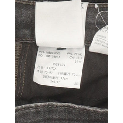 Levi's 721 Women Charcoal Skinny Slim Stretch Jeans W28 L30
