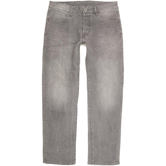 G-Star Revend Men Grey Straight Slim Stretch Jeans W32 L30