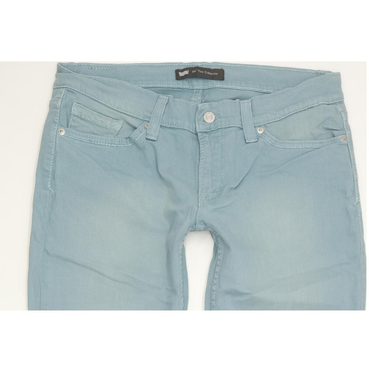 Levi's 524 Women Blue Skinny Slim Stretch Jeans W30 L31