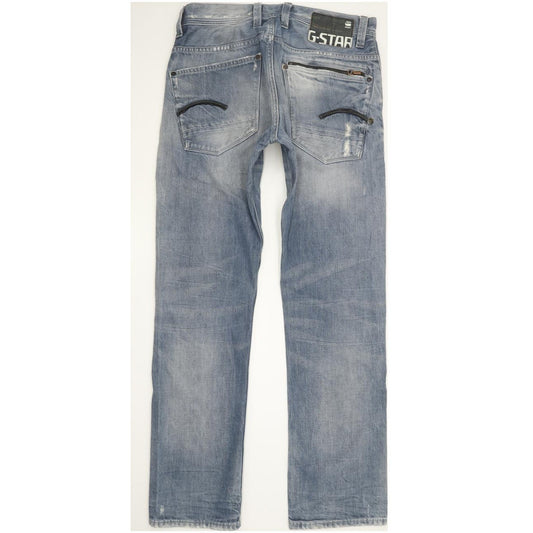 G-Star Attacc Men Blue Straight Slim Jeans W32 L32