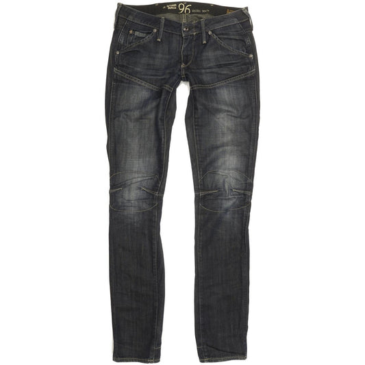 G-Star Elwood Heritage Women Blue Tapered Slim Jeans W27 L33