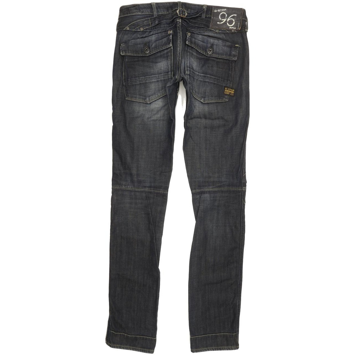 G-Star Elwood Heritage Women Blue Tapered Slim Jeans W27 L33