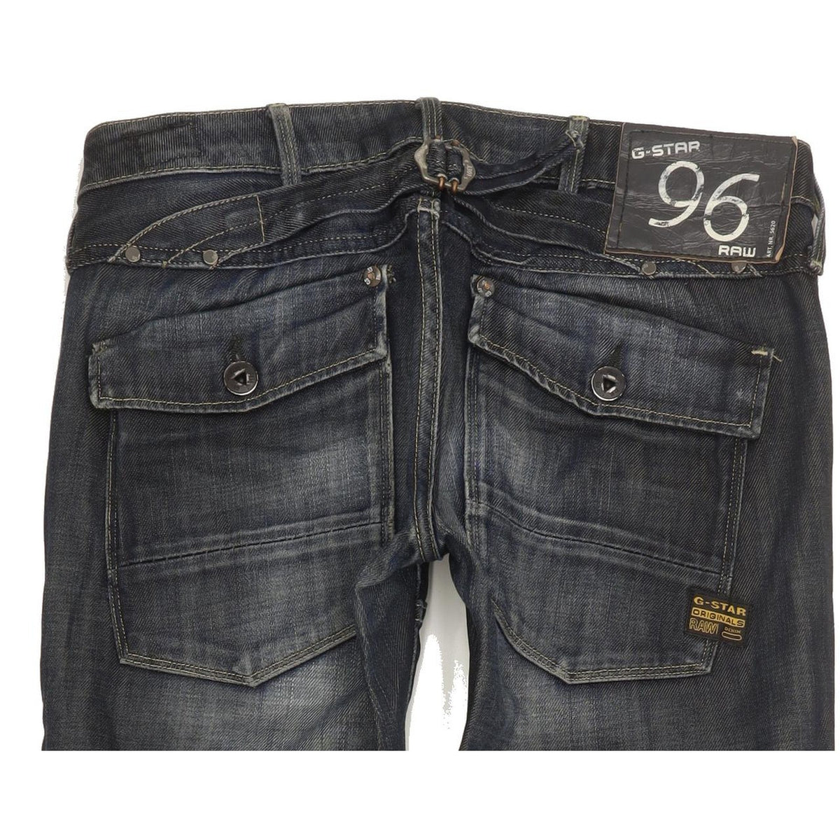 G-Star Elwood Heritage Women Blue Tapered Slim Jeans W27 L33