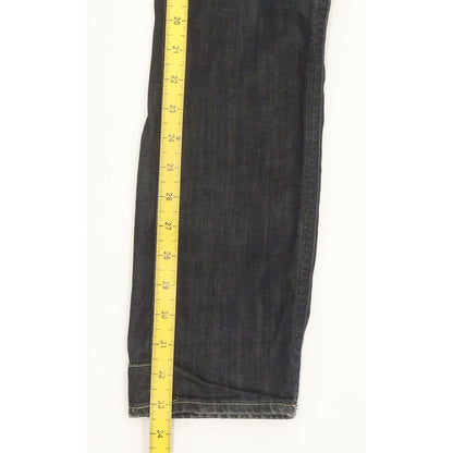 G-Star Elwood Heritage Women Blue Tapered Slim Jeans W27 L33