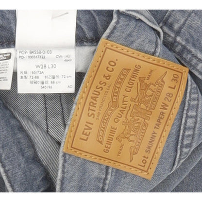 Levi's Irregular Women Blue Skinny Slim Stretch Jeans W28 L30