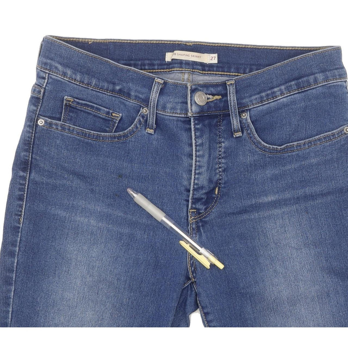 Levi's 311 Shaping Women Blue Skinny Slim Jeans W27 L30