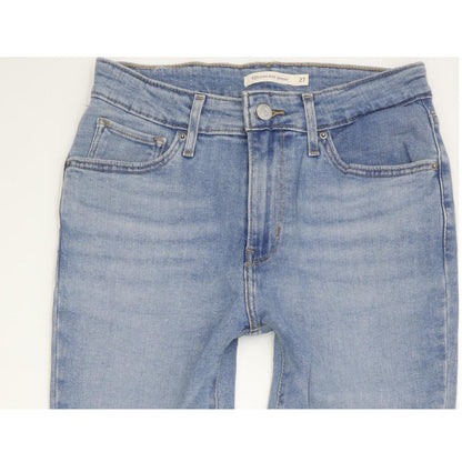 Levi's 721 Women Blue Skinny Slim Stretch Jeans W27 L29