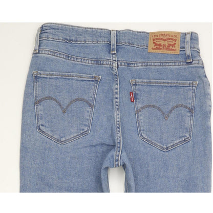 Levi's 721 Women Blue Skinny Slim Stretch Jeans W27 L29