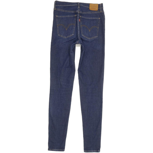 Levi's Mile Blue Skinny Slim Stretch Jeans High Waisted W29 L32