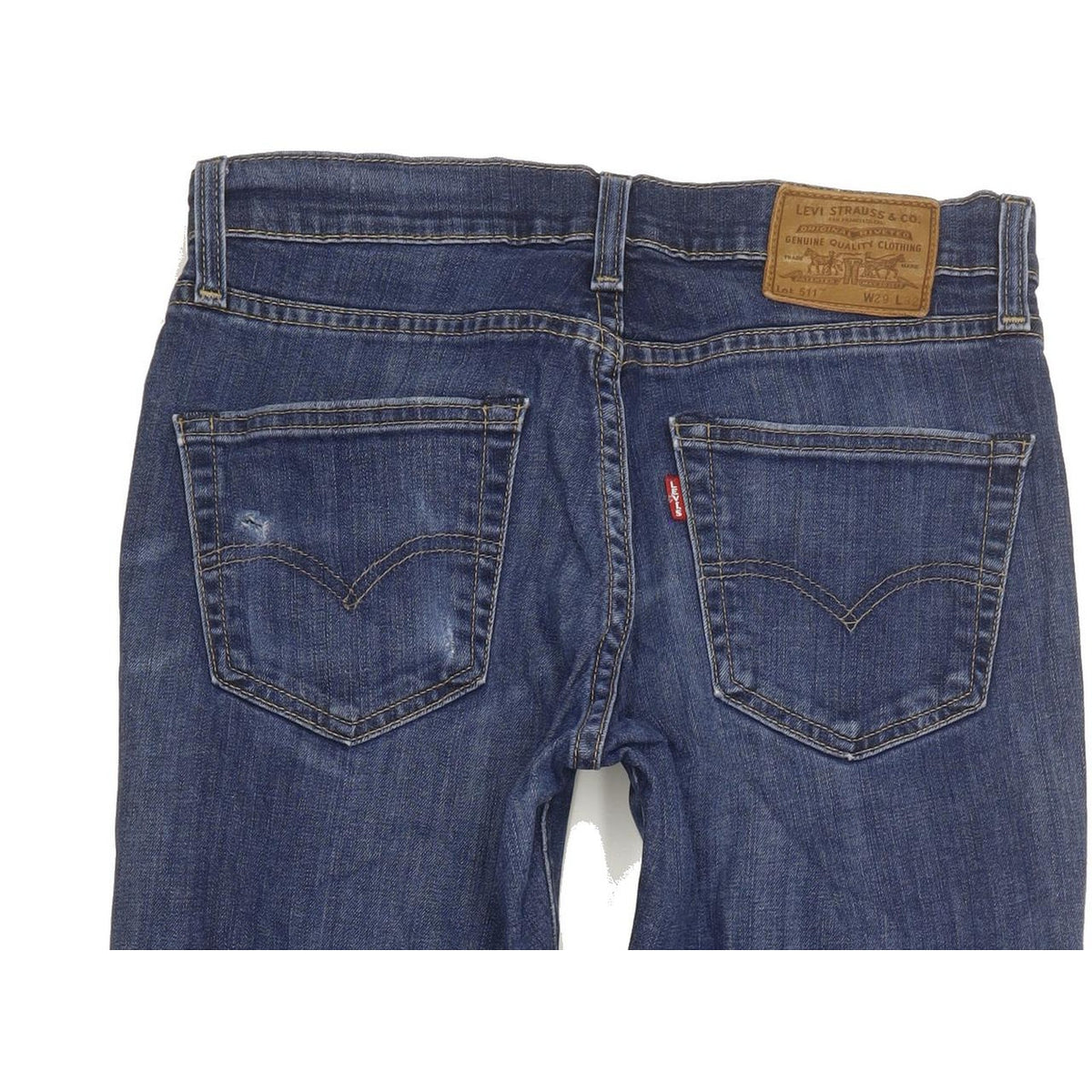 Levi's 511 Women Blue Straight Slim Stretch Jeans W29 L31