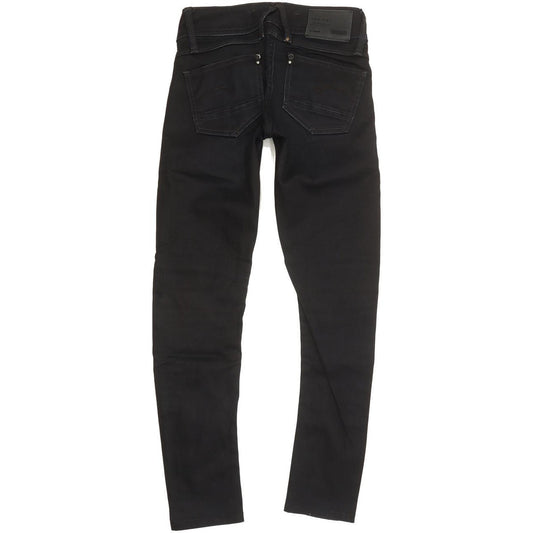 G-Star Lynn Women Black Skinny Slim Stretch Jeans W25 L27