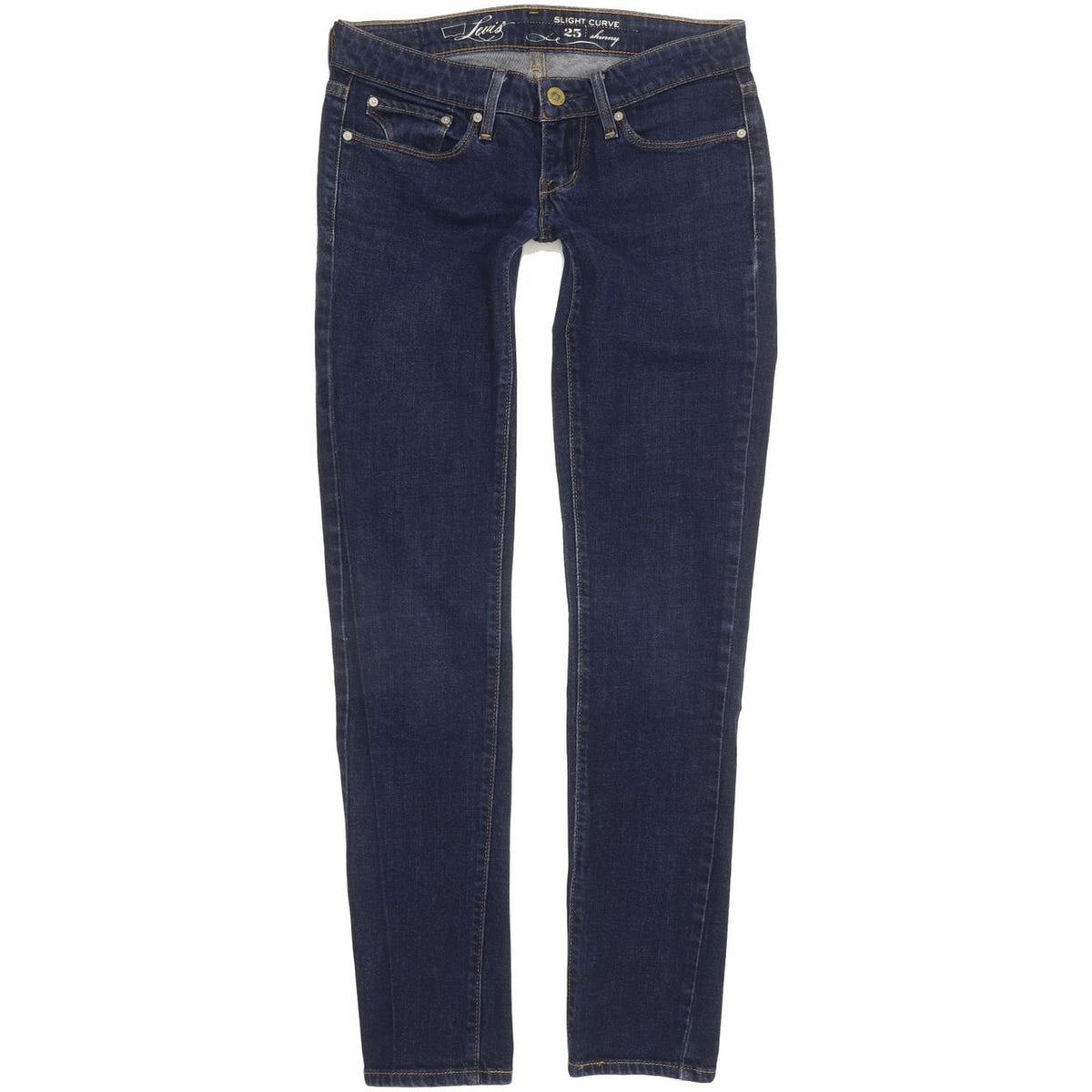 Levi's Slight Curve Women Blue Skinny Slim Stretch Jeans W25 L29