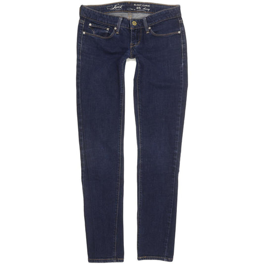 Levi's Slight Curve Women Blue Skinny Slim Stretch Jeans W25 L29