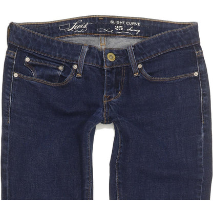 Levi's Slight Curve Women Blue Skinny Slim Stretch Jeans W25 L29