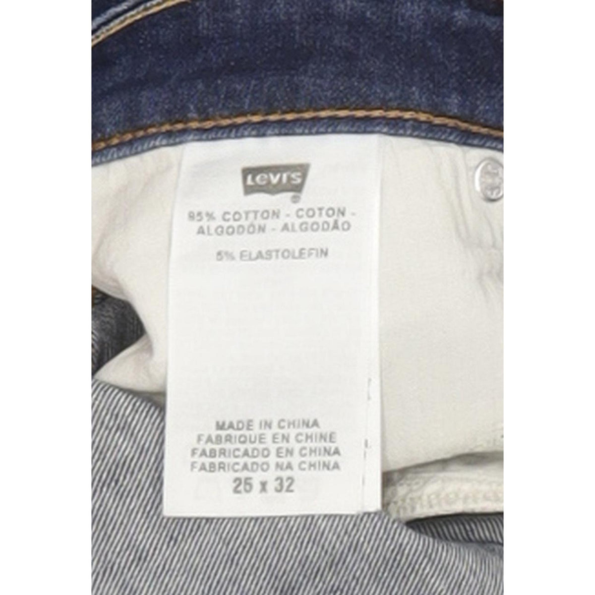 Levi's Slight Curve Women Blue Skinny Slim Stretch Jeans W25 L29