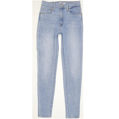 Levi's Mile Blue Skinny Slim Stretch Jeans High Waisted W28 L30
