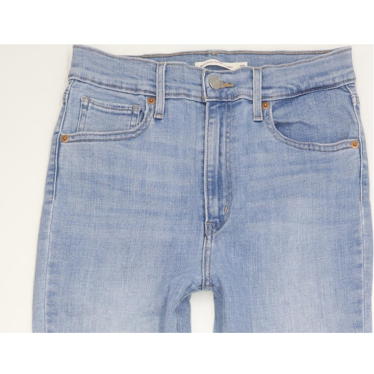 Levi's Mile Blue Skinny Slim Stretch Jeans High Waisted W28 L30