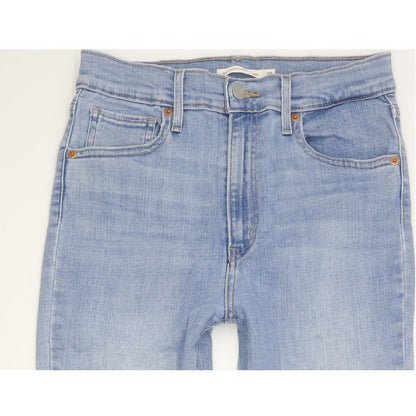 Levi's Mile Blue Skinny Slim Stretch Jeans High Waisted W28 L30