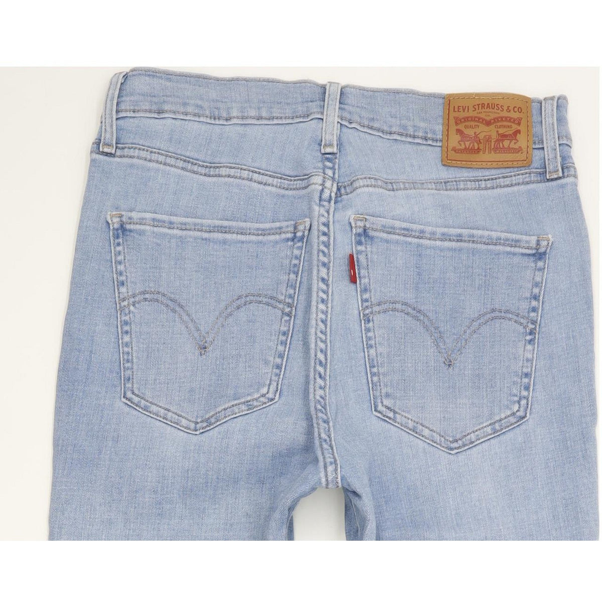 Levi's Mile Blue Skinny Slim Stretch Jeans High Waisted W28 L30