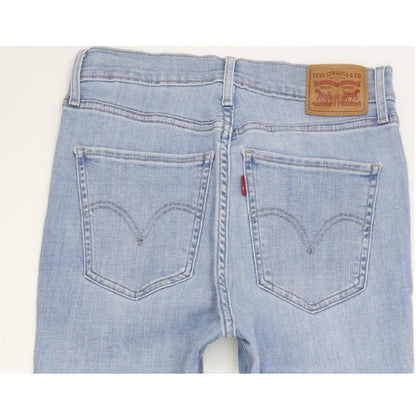 Levi's Mile Blue Skinny Slim Stretch Jeans High Waisted W28 L30
