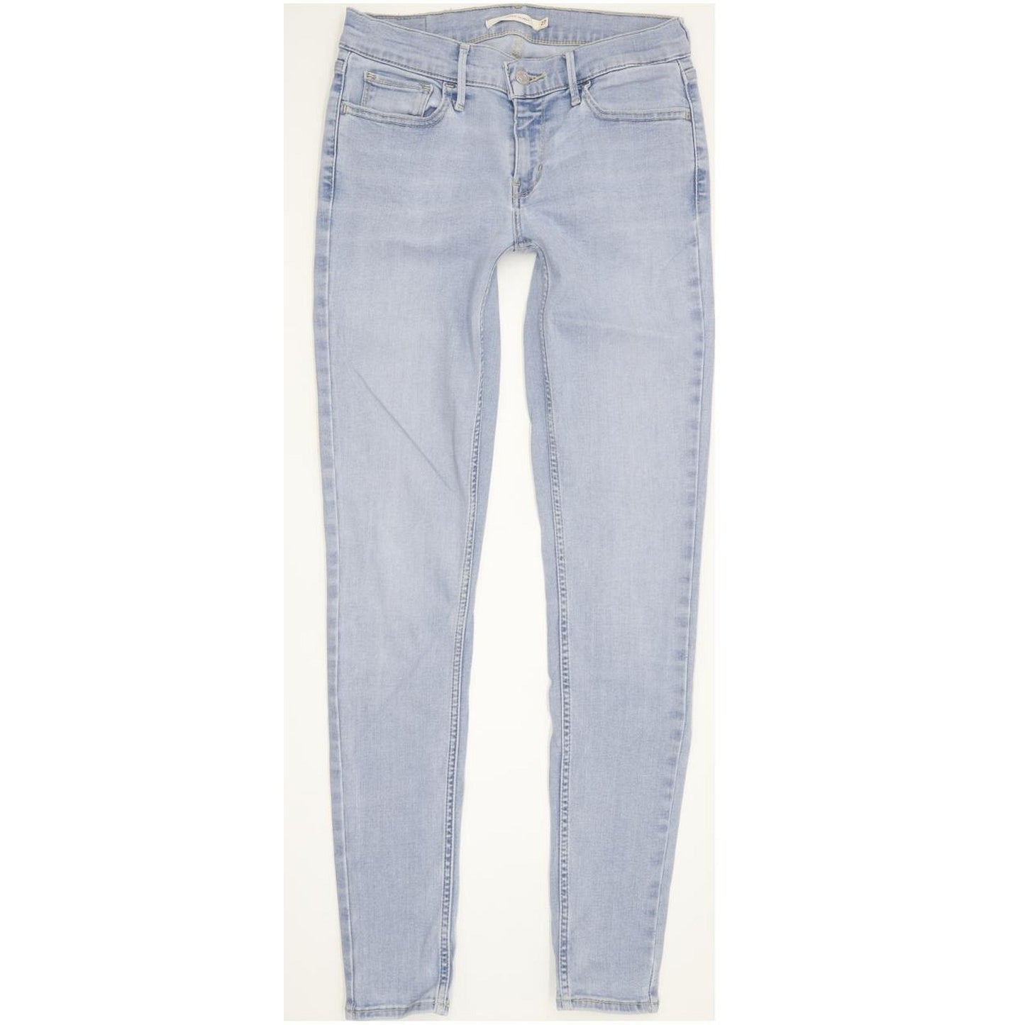 Levi's 710 Super Women Blue Skinny Slim Stretch Jeans W27 L30