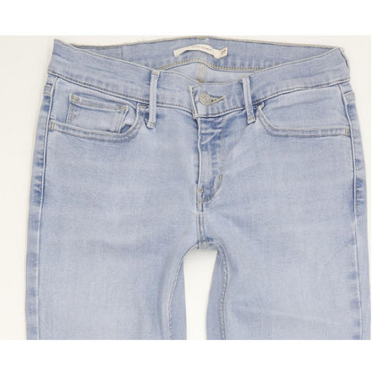 Levi's 710 Super Women Blue Skinny Slim Stretch Jeans W27 L30