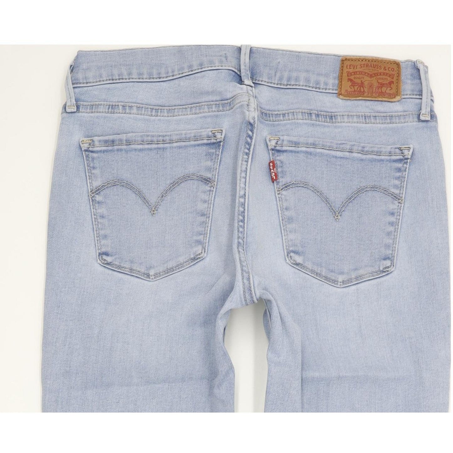 Levi's 710 Super Women Blue Skinny Slim Stretch Jeans W27 L30