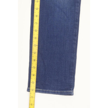 Levi's Demi Curve Women Blue Straight Slim Stretch Jeans W28 L30