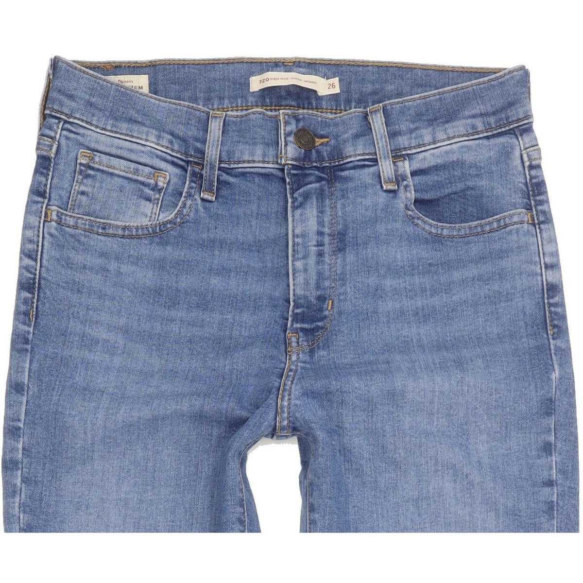 Levi's 720 Women Blue Skinny Slim Stretch Jeans W26 L30