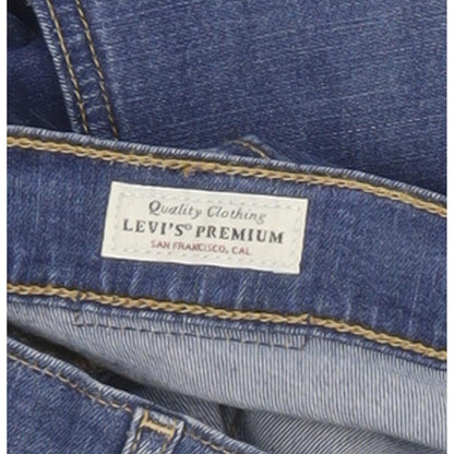 Levi's 724 Women Blue Straight Slim Stretch Jeans W28 L28