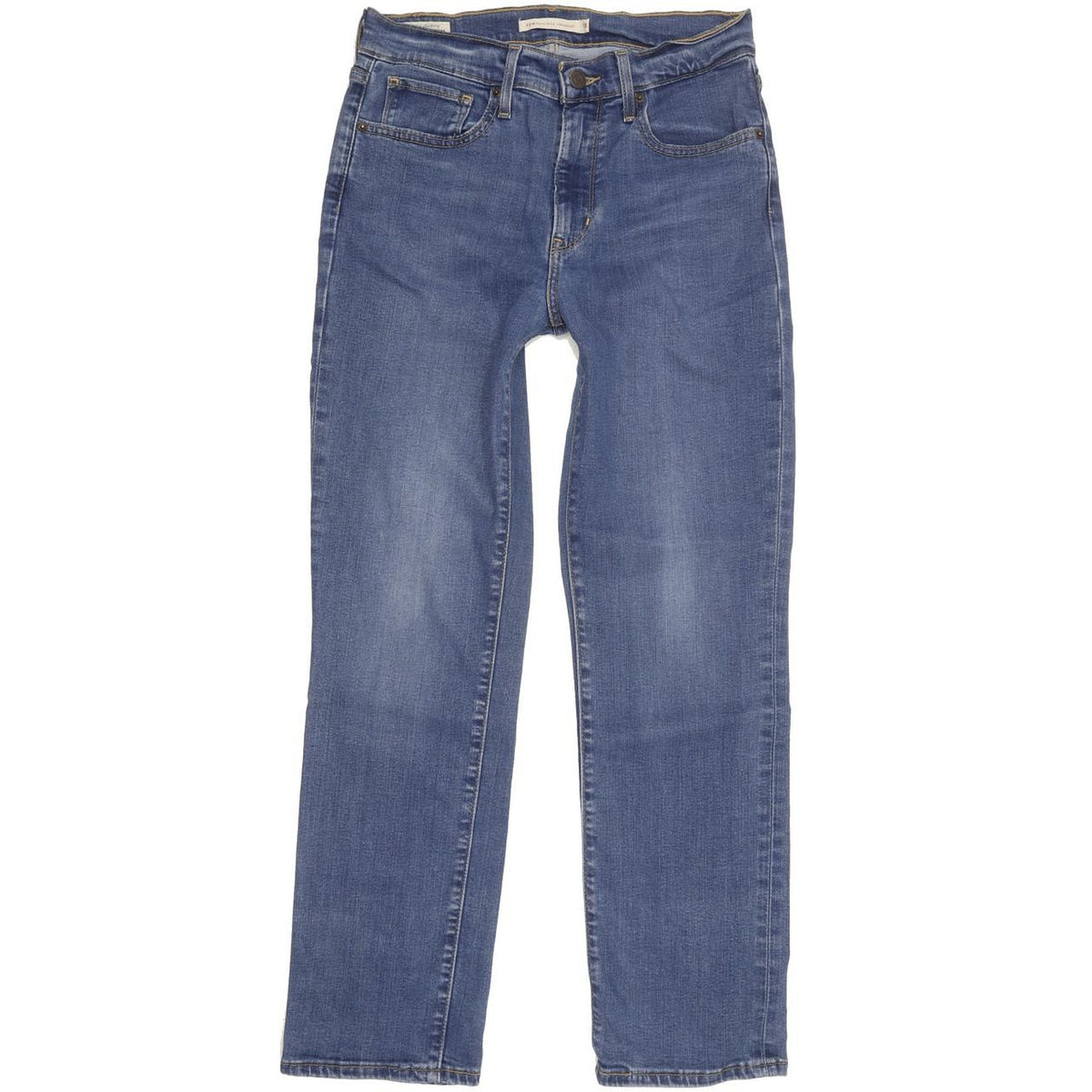 Levi's 724 Women Blue Straight Slim Stretch Jeans W28 L28