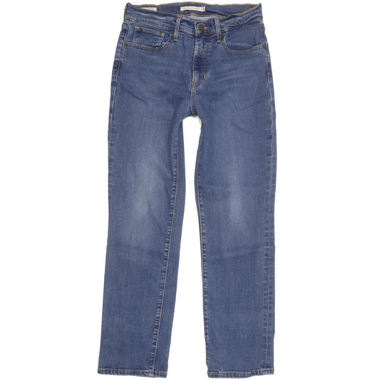 Levi's 724 Women Blue Straight Slim Stretch Jeans W28 L28