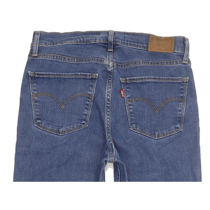Levi's 724 Women Blue Straight Slim Stretch Jeans W28 L28