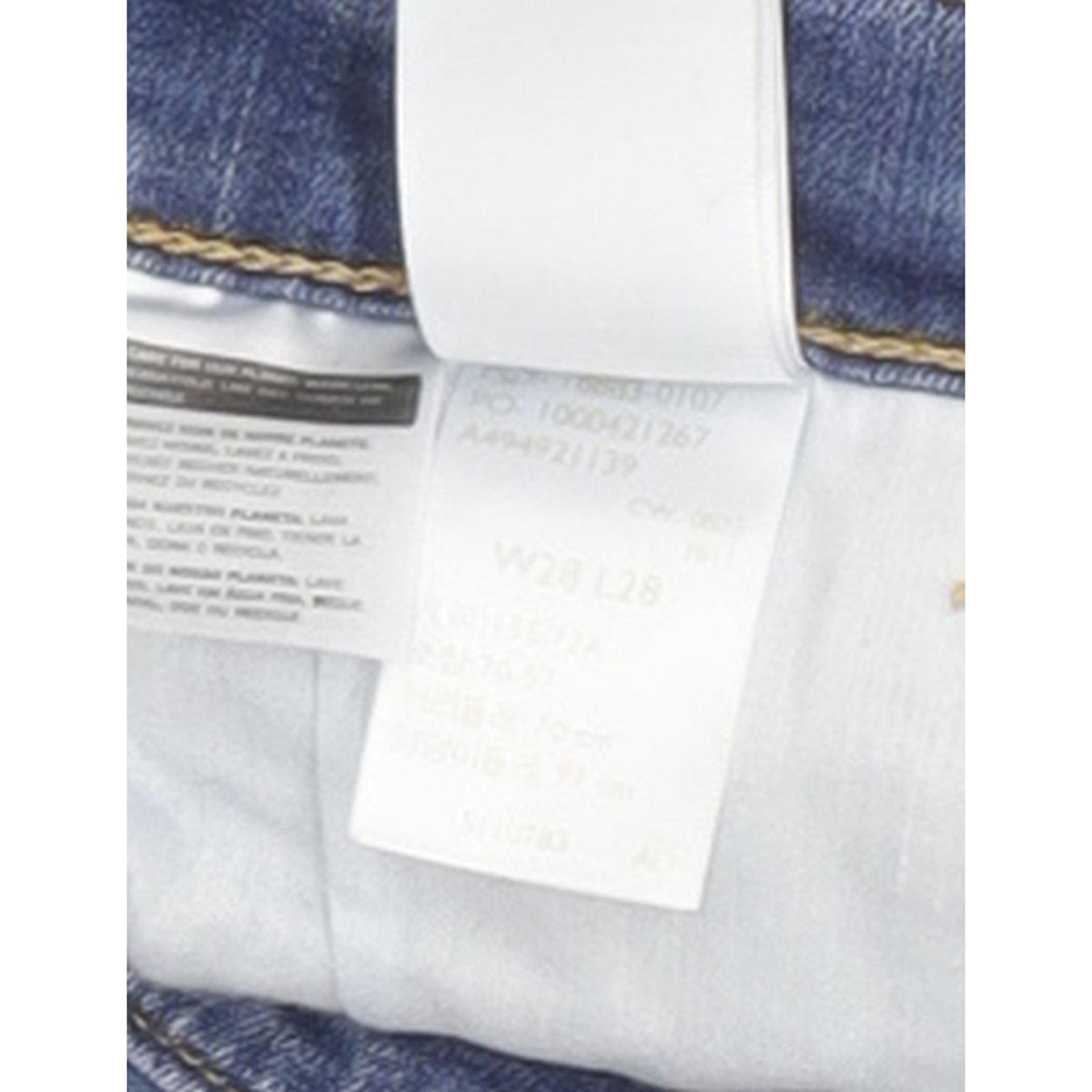 Levi's 724 Women Blue Straight Slim Stretch Jeans W28 L28