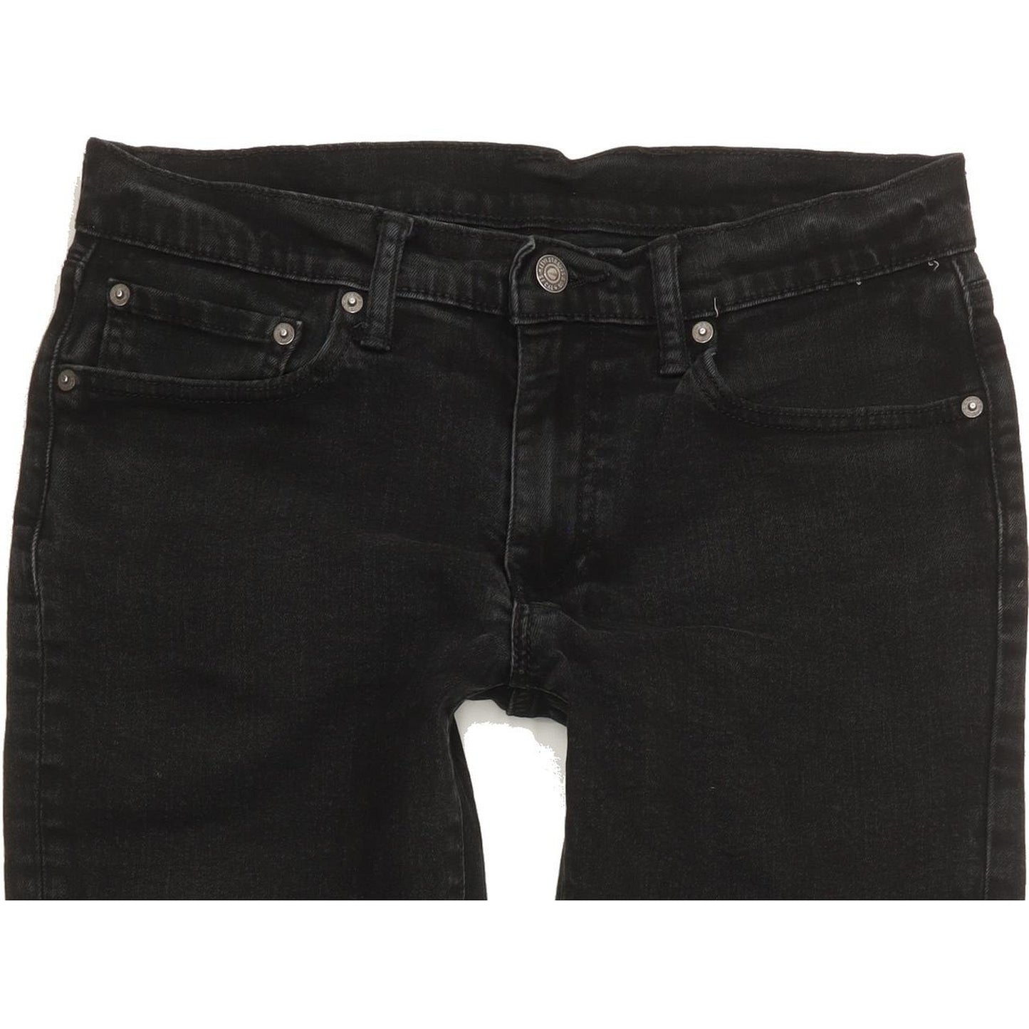 Levi's 511 Men Black Straight Slim Stretch Jeans W32 L32