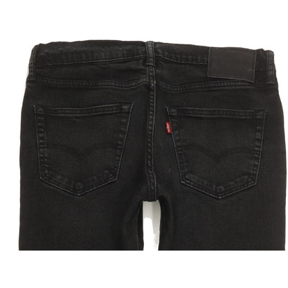 Levi's 511 Men Black Straight Slim Stretch Jeans W32 L32