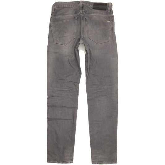 G-Star 3301 Men Grey Tapered Regular Jeans W33 L34