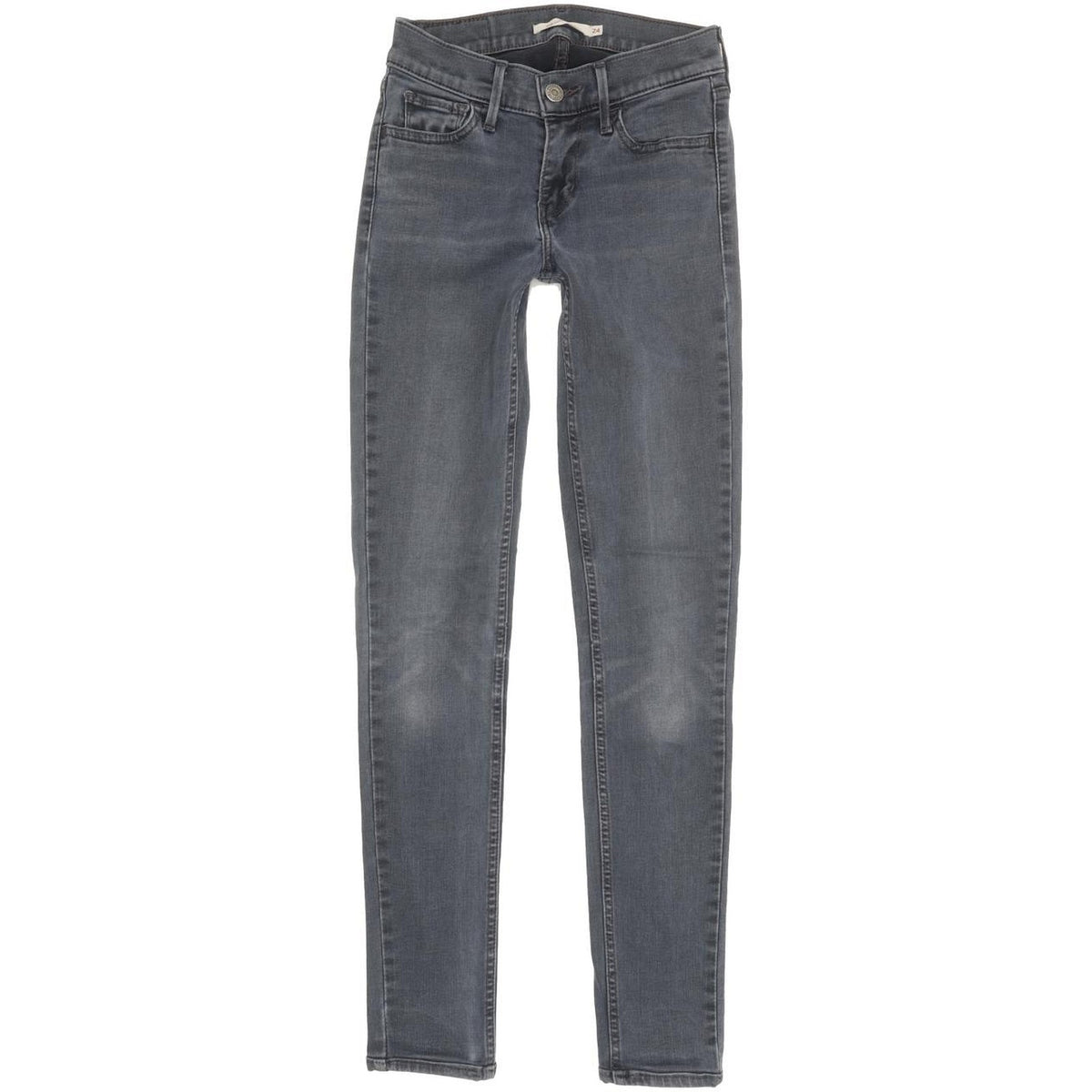 Levi's 710 Super Women Blue Skinny Slim Stretch Jeans W24 L28