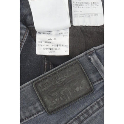 Levi's 710 Super Women Blue Skinny Slim Stretch Jeans W24 L28