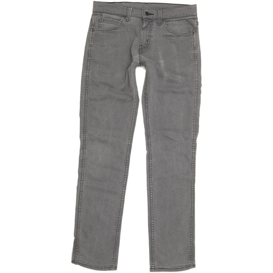 Levi's 511 Men Grey Straight Slim Stretch Jeans W30 L31