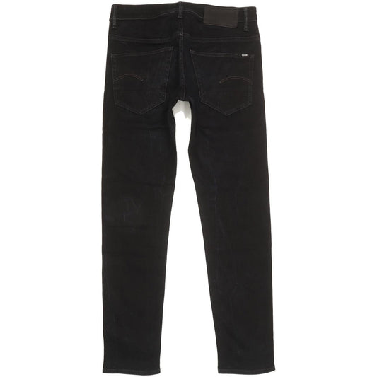 G-Star 3301 Men Navy Straight Slim Stretch Jeans W31 L31