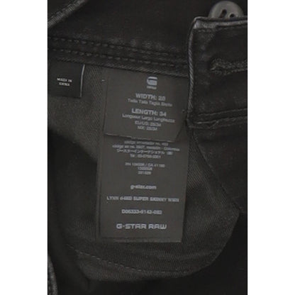 G-Star Lynn d-Mid Women Black Skinny Slim Stretch Jeans W28 L33